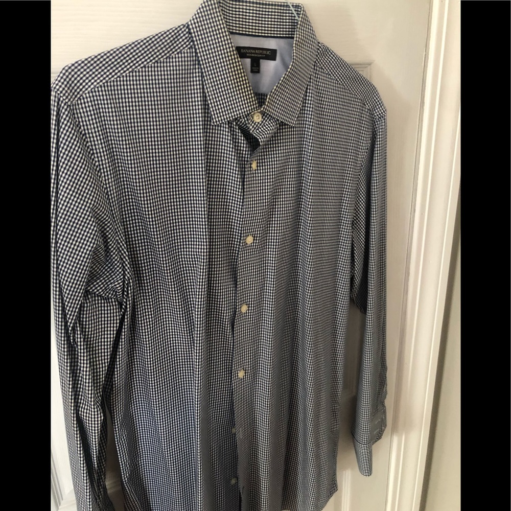 Banana Republic Plaid. Slim fit